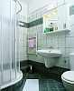 Ванная комната дешевого отеля Charles Apartment Hotel в Будапеште - Budapesth - Hungary
