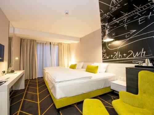 Elegante kamer in het Science Hotel in Szeged