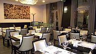 Stijlvol ingericht, modern restaurant in het 4-sterren luxehotel Boutique Zara in het centrum van Boedapest