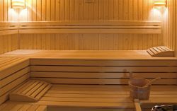 Sauna in het 4-sterren Wellness- en Conferentiehotel Rubin in Boedapest