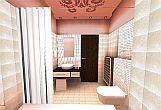 Шикарная ванная в венгерском отеле  в отеле  Hotel Carat Budapest 