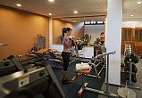 Sala de fitness din Eger în hotelul Villa Volgy din Ungaria