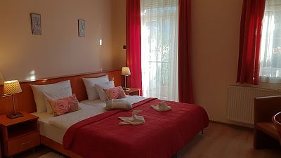 Hotel Isabell in Gyor - badkamer - viersterren accommodatie in West-Hongarije