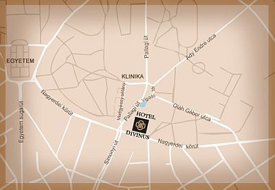 地図デブレシエンDebrecen