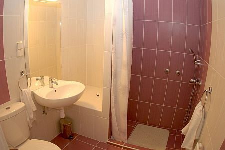 Badkamer met ligbad - Hotel Arany Griff in Papa, Hongarije tegen zeer aantrekkelijke prijzen