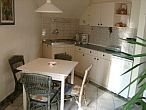 Keuken van een romantisch appartement in Zuid-Boeda - Goedkope accomodatie in Pension Belle Fleur