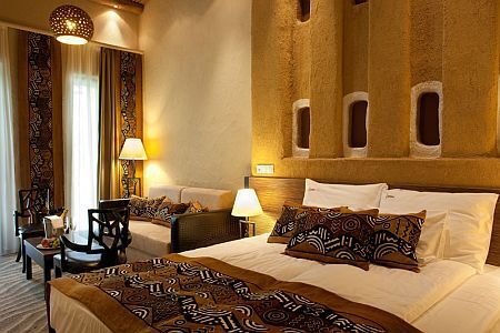 Elegante hotelkamer in het Hotel Bambara - romantisch weekend in Felsotarkany vlakbij het Bukkgebergte