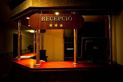 Reception i Bekescsaba, i Panorama Hotell*** och Restaurang