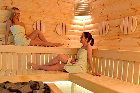 Sauna finlandese all'Hotel Residence Siofok - pacchetti di wellness con mezza pensione inclusa 