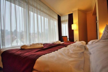 Double room in Hotel Aurora in Miskolctapolca