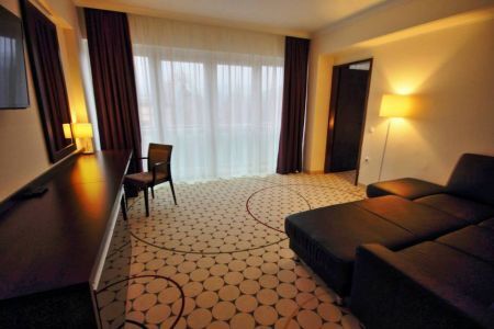 Camera elegante e romantica all'Hotel Aurora Miskolctapolca