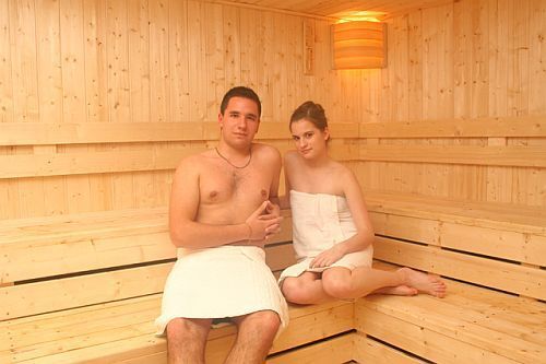 L'Hôtel Termal Liget - sauna et des prestations de Wellness