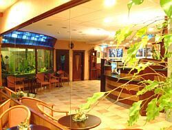 Recepcja Hotelu Aquarius w Budapeszcie - wellness hotel w czichej okolicy