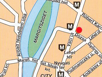 Ibis hotel Vaci ut - Map - Budapest Ibis hotel Vaci ut