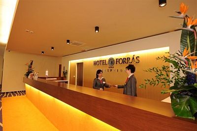 Sala ricezione dell'Hotel Forras a Szeged
