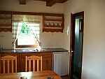 Keuken van het appartement in het Szabo Paardenpension in Heviz - goedkope accommodatie in Heviz, Hongarije