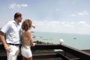 Piękny widok na Balaton z Hotelu Marina w Balatonfuredzie