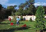 Minigolf w ogrodzie Hotelu Pałac Szent Hubertusz, Sobor