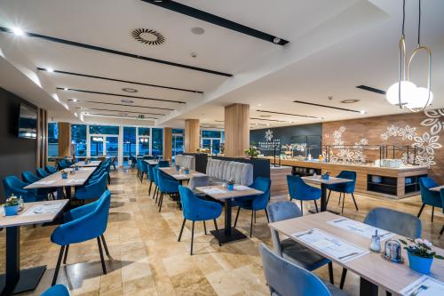 Ristorante a lago Balaton al hotel SunGarden in Ungheria