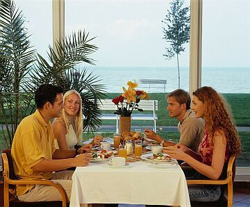 Śniadanie przy Balatonie w Hotelu Lido, Siofok