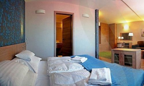 Ein schönes, neues Zimmer im  Vitta Hotel Superior Budapest in der Nähe von Duna Plaza