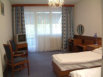 Tweepersoonskamer in Piramis Hotel Gardony - weekend bij het Velencei-meer