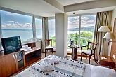 Panoramisch uitzicht op het Balatonmeer vanaf 4* Hotel Bal
