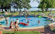 Bungalows Club Tihany aan de noordelijke kant van het Balatonmeer - kinderbad in Tihany