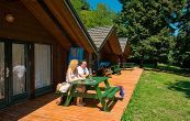 Taras apartamentu - Hotel Club Tihany Bungalows