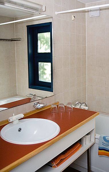 Affordable 4 star accomodation in Tihany bungalows - BOR-B bungalow - bathroom