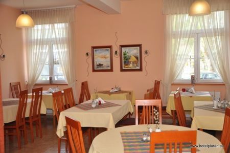 Restauracja Hotelu Platan w Szekesfehervarze - Tani hotel niedaleko od Budapesztu