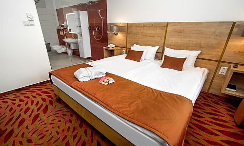 La chambre standarde - Wellness á Budapest - Hôtel Rubin á 4 étoiles en Hongrie