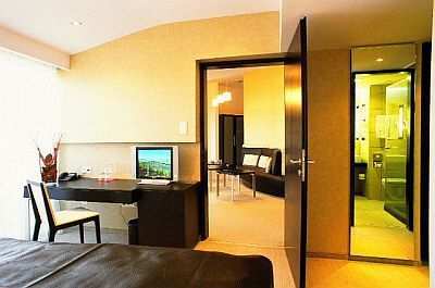 Sarvar appartement in Park Inn Hotel - elegante kamer in Sarvar