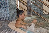 Wellnesscentrum, jacuzzi i Hotell Aquarell i Cegled, Ungern