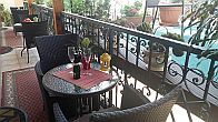 Terrace of Hotel Isabell - new 4 star hotel in Gyor - Hotel Isabell