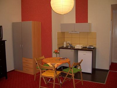 Apartamenty z kuchnią w Budapeszcie w Pensjonacie Liechtenstein
