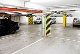 Closed parking for guests in Budapest - Deep garage of City Hotel Budapest - apartmenthotel in heart of Budapest