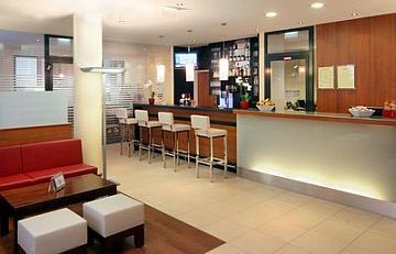 Receptionen i det 3-stjärniga hotellet Star Inn Hotell Budapest