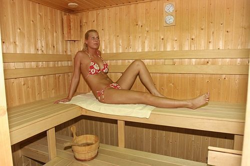 Sauna in het Wellness- en Parkhotel Zichy in Bikacs - wellnessweekend in Hongarije tegen voordelige prijzen