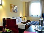Hotel Ramada Budapest kétágyas franciaágyas szobája - elegáns és olcsó négycsillagos szálloda közel a klinikákhoz