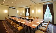 Sala de conferencias del Ipoly Residence Hotel en Balatonfured, Lago Balatón