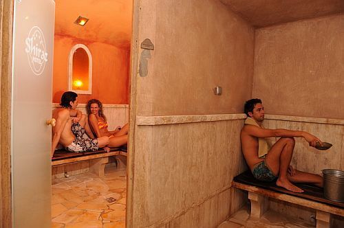 Hammam á l'Hôtel Shiraz Egerszalok en Hongrie - Wellness, Spa, sauna