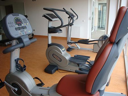 Sala fitness czterogwiazdkowego hotelu węgierskiego - Szepia Hotel Zsambek