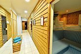 In the wellness section of Hotel Irottko in Kőszeg, Finnish and infra sauna awaits the hotel guests.