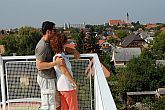 Terraza con vista panorámica en Keszthely - Hotel Kakadu Wellness