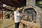 Grill im Schlosshotel Fried in Simontornya - angenehm für Gartenpartys und eigene Veranstaltungen