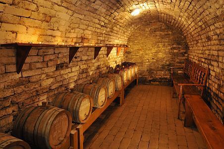 Fried Kasteelhotel Simontornya - wijnkelder met kwalitatieve wijn
