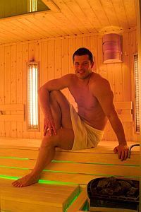 Sauna na podczerwien w Hotelu Zenit - weekend welness nad jeziorem Balaton