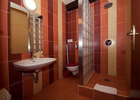 Apartman Hotel Sárvár -　アパ－トメントホテル　シャ－ルヴァ－ルの浴室 - 設備も整っております