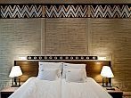 African style double room in Hotel Bambara in Felsotarkany